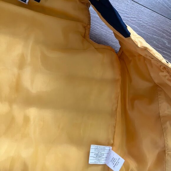 Janie and Jack Blue Yellow Boys Puffer Vest Winter Outerwear Size 3 4 - Picture 7 of 12